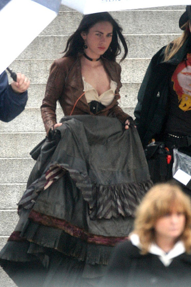 Megan Fox en Jonah Hex (Rodaje)
