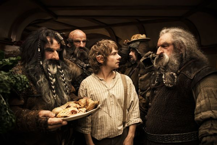 Martin Freeman, Graham McTavish, John Callen y William Kircher en El Hobbit. Un Viaje Inesperado