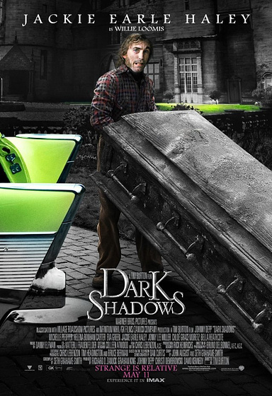 Jackie Earle Haley en Sombras tenebrosas (Poster promocional)