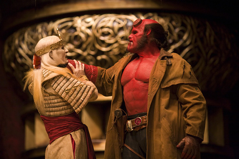 Ron Perlman y Luke Goss en Hellboy II: El Ejército Dorado