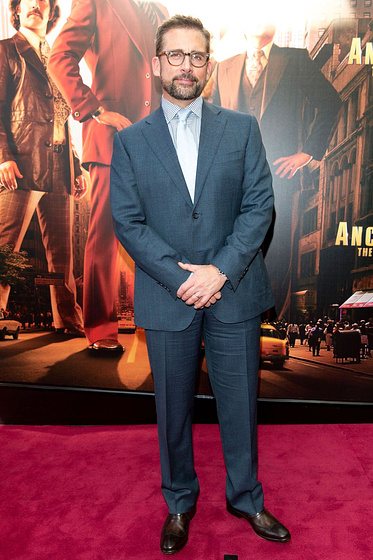 Steve Carell en Los Amos de la Noticia (Premiere en Sidney. Noviembre 2013)