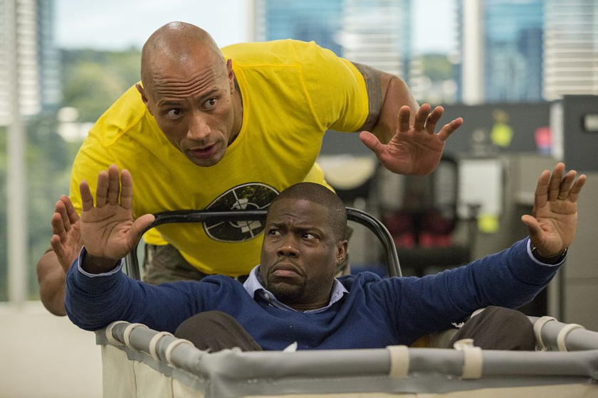 Dwayne Johnson y Kevin Hart en Un Espía y medio