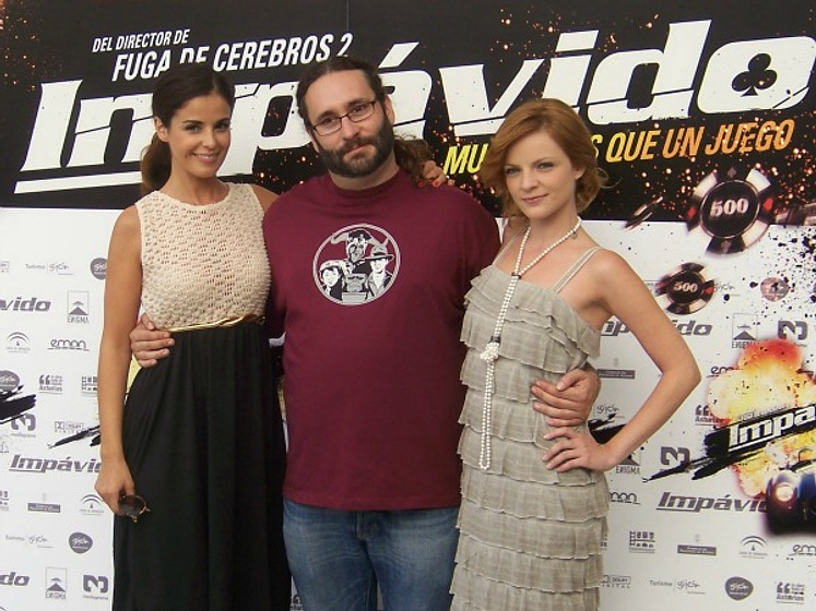 Carolina Bona, Marta Torné y Carlos Therón en Impávido (Photocall Madrid 24/07/2012)