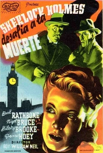 Poster de Sherlock Holmes desafía a la muerte