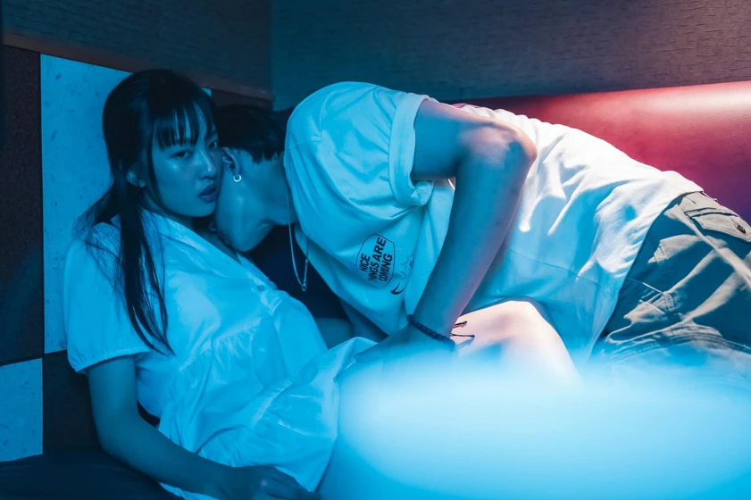Wang Yu-xuan y Ye Ting-qi en little-blue
