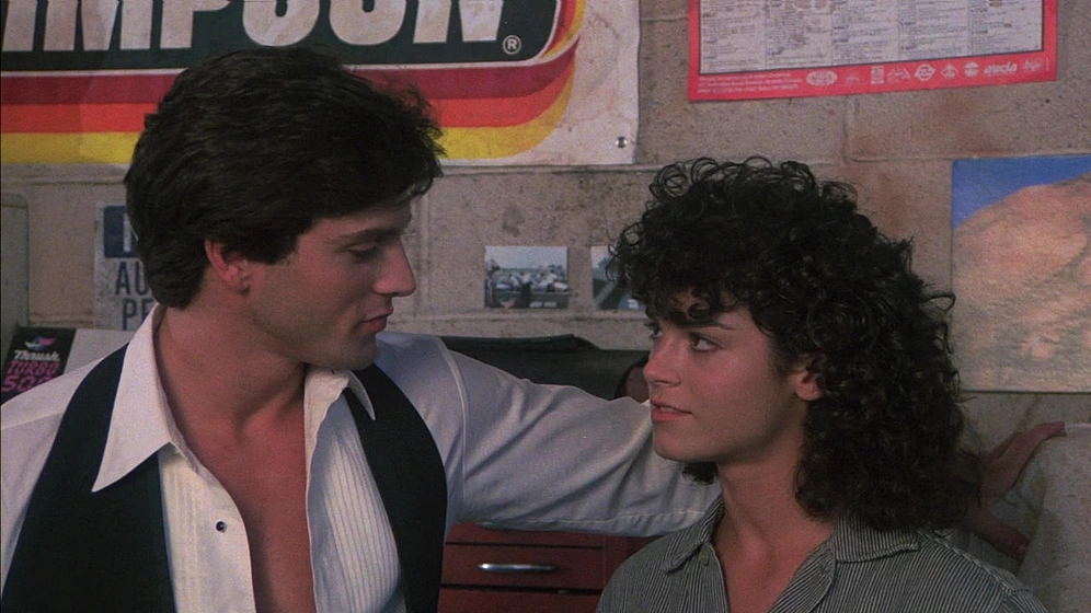 Betsy Russell y Gerard Christopher en Tomboy