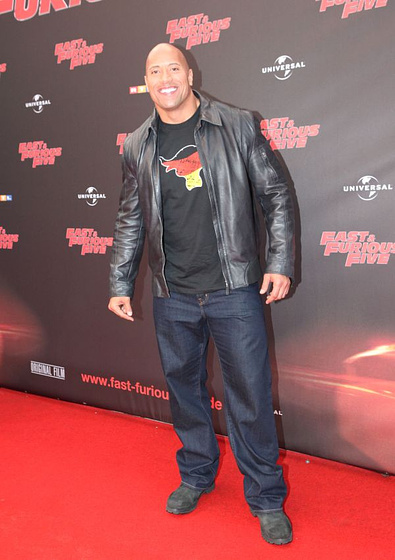 Dwayne Johnson en Fast and Furious 5 (Premiere en Colonia. Abril 2011)
