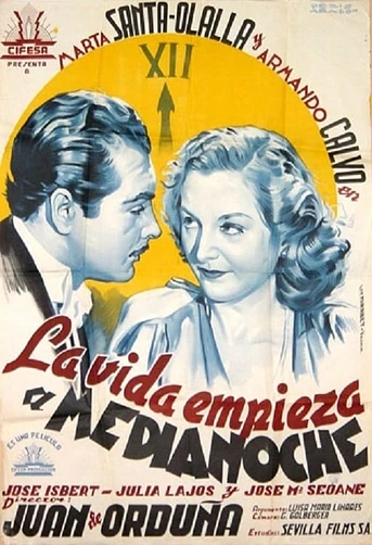 Poster de La Vida empieza a medianoche