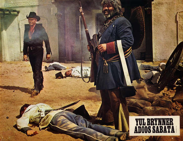 Yul Brynner y Ignazio Spalla en Adiós, Sabata