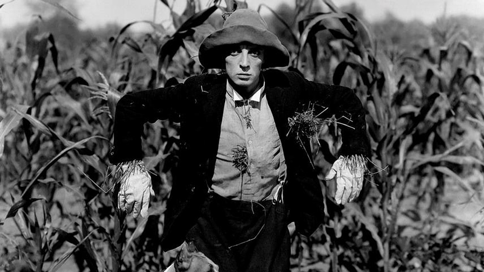 Buster Keaton en El Espantapájaros