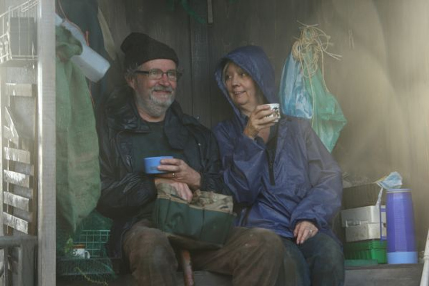 Jim Broadbent y Ruth Sheen en Another Year