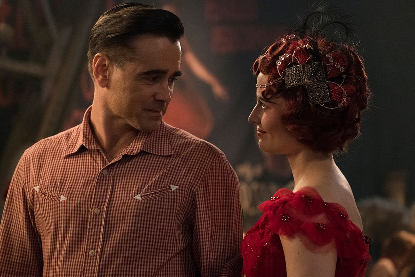 Colin Farrell [I] y Eva Green en Dumbo