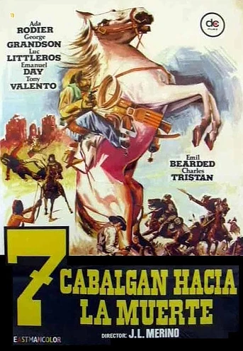 Poster de Siete Cabalgan Hacia la Muerte