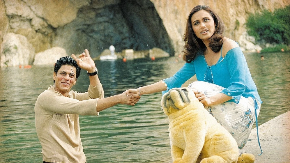 Shah Rukh Khan y Rani Mukerji en chalte-chalte