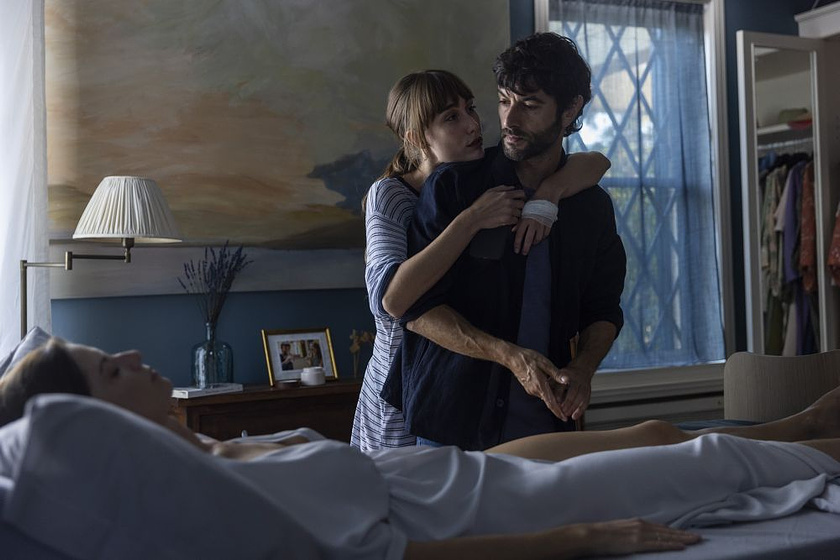 Javier Rey y Almudena Amor en La Mujer dormida