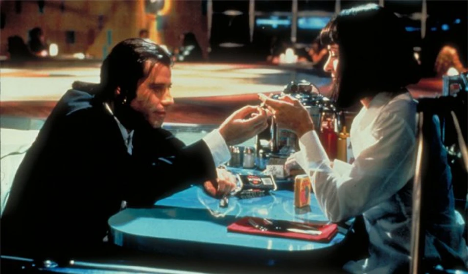 John Travolta y Uma Thurman en Pulp Fiction