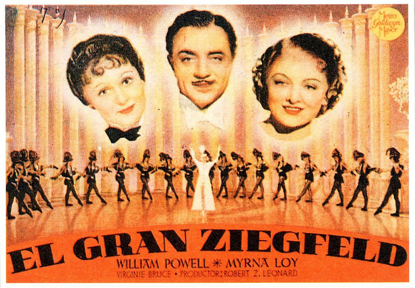 Imagen de El gran Ziegfeld (Cartel apaisado español)