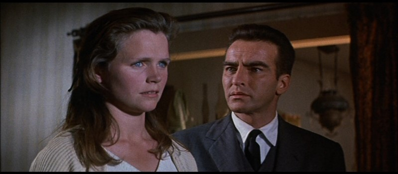 Lee Remick y Montgomery Clift en Río Salvaje