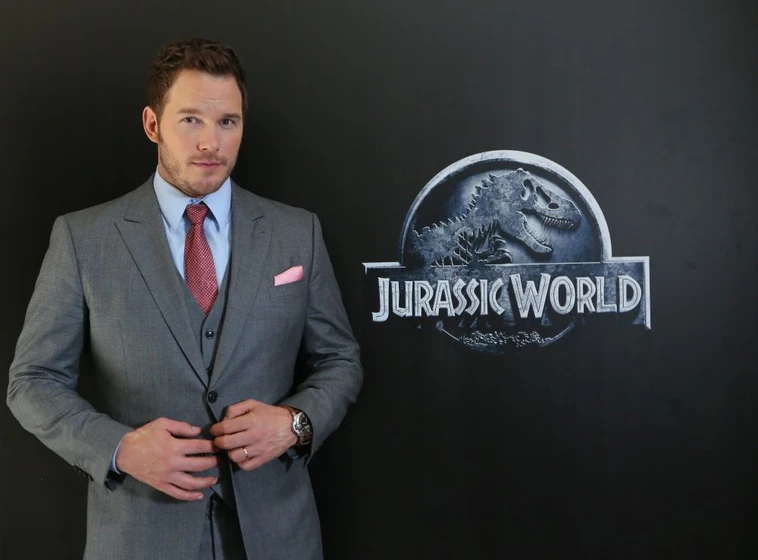 Chris Pratt en jurassic-world (Premiere en China. 2015)