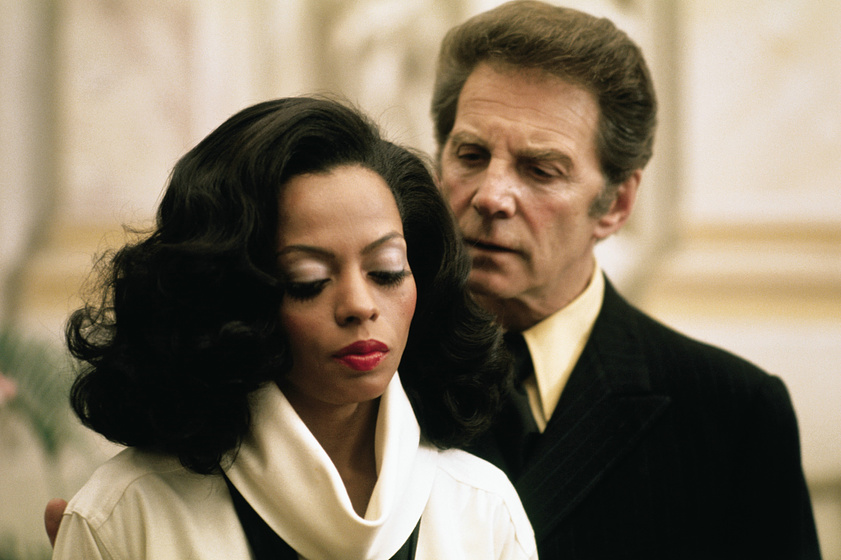 Jean-Pierre Aumont y Diana Ross en Mahogany, Piel Caoba