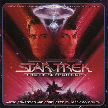 Carátula de la banda de sonido de Star Trek V. La Última Frontera