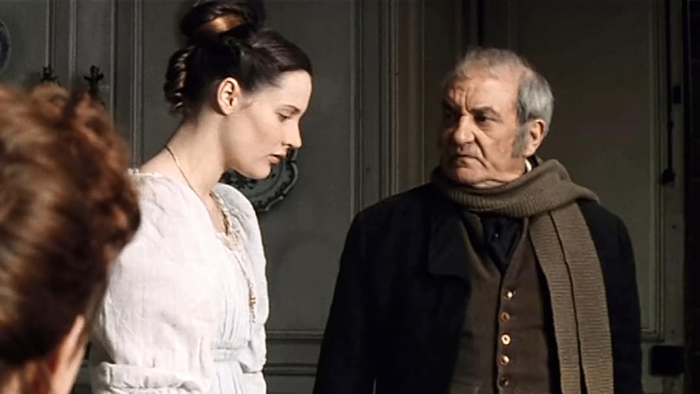 Jean Carmet y Alexandra London en Eugénie Grandet