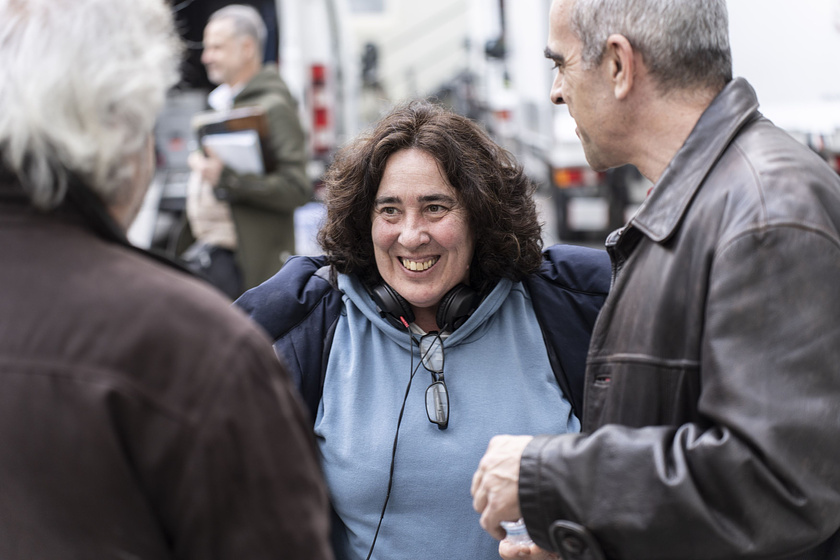 Luis Tosar y Arantxa Echevarria en La Infiltrada (Rodaje)