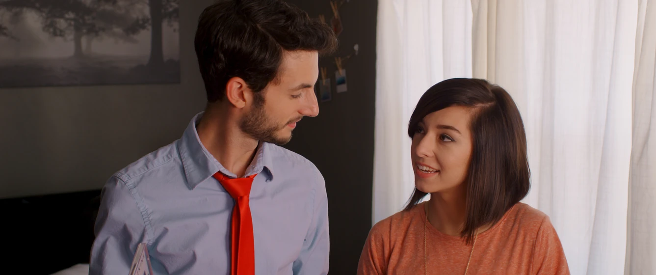 Wesley Elder y Christina Grimmie en the-matchbreaker