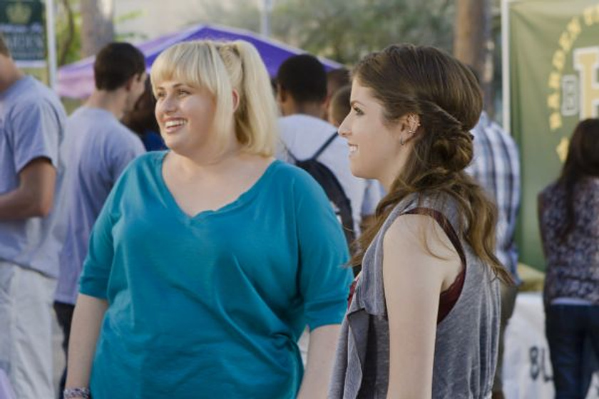 Anna Kendrick y Rebel Wilson en Dando la nota