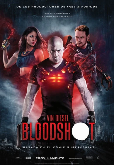 Imagen de bloodshot (Cartel español)
