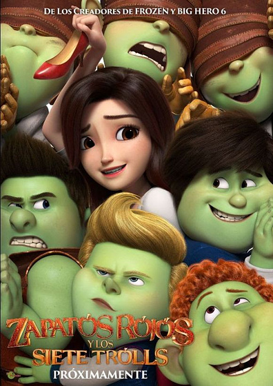 Imagen de Zapatos Rojos y los Siete Trolls (Cartel español)
