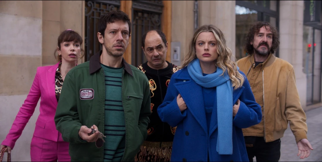 Jordi Sánchez, Marcel Borràs, Adriana Torrebejano, Francesc Ferrer y Carol Rovira en burundanga