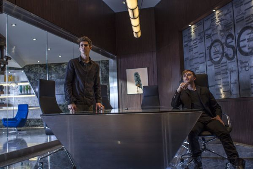 Andrew Garfield y Dane DeHaan en The Amazing Spider-Man 2: El Poder de Electro