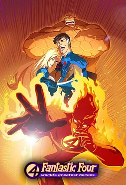 poster for the season 1 of Los 4 Fantásticos (Fantastic Four)