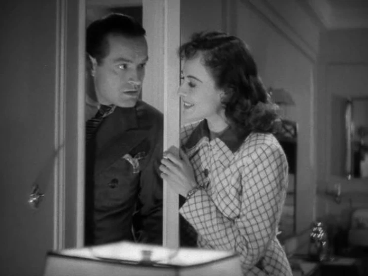 Paulette Goddard y Bob Hope en el-castillo-maldito