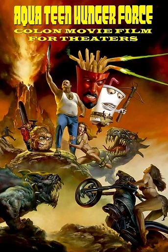 Poster de Aqua teen hunger force colon movie film for theaters