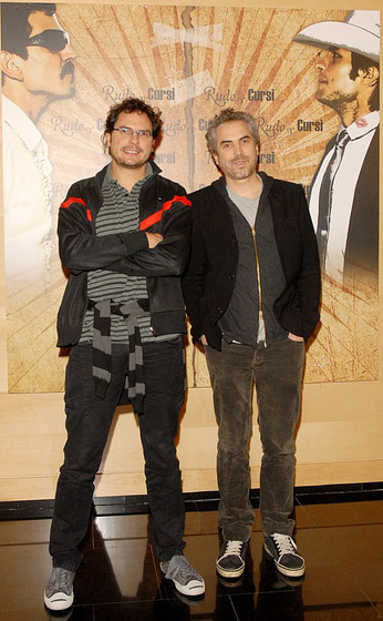 Carlos Cuarón y Alfonso Cuarón en Rudo y Cursi (Photocall en Madrid. Abril 2009)