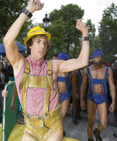 Sacha Baron Cohen en Brüno (Premiere en Paris. Junio 2009)