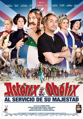 Poster de Astérix y Obélix al servicio de su majestad