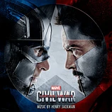 Carátula de la banda de sonido de Capitán América. Civil war