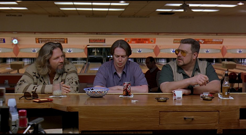 Steve Buscemi, John Goodman y Jeff Bridges en El Gran Lebowski