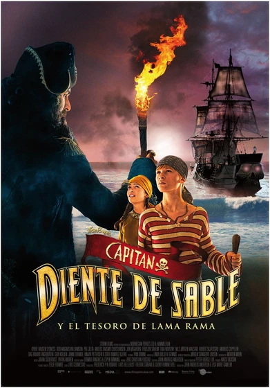 Imagen de capitan-diente-de-sable-y-el-tesoro-de-lama-rama (Cartel español)