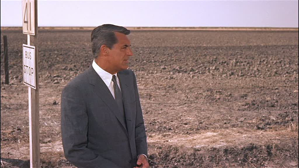 Cary Grant en Con la muerte en los talones