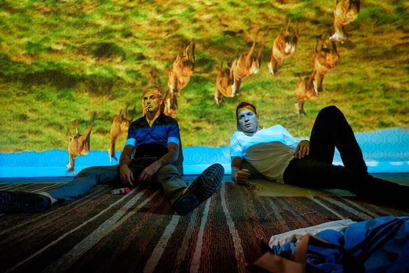 Ewan McGregor y Jonny Lee Miller en T2: Trainspotting