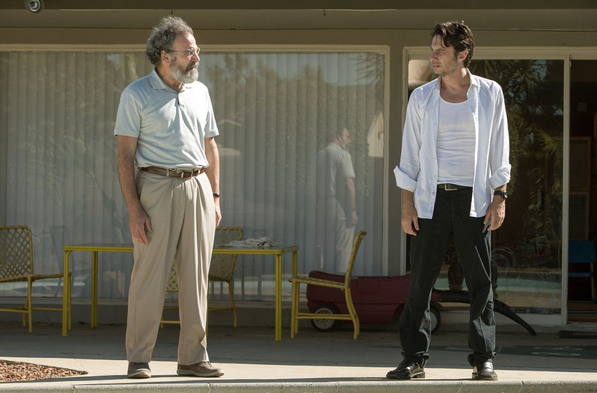 Mandy Patinkin y Zach Braff en Ojalá estuviera aquí
