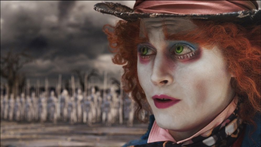 Johnny Depp en Alicia en el País de las Maravillas