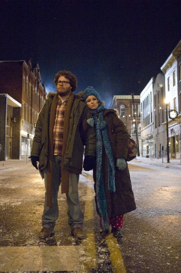 Elizabeth Banks y Seth Rogen en hacemos-una-porno