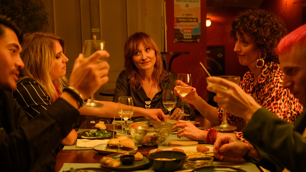 Rubén Ochandiano, Nathalie Poza, Pilar Bergés y Rocío Saiz en Daniela Forever