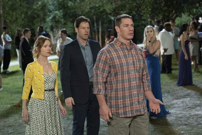 Leslie Mann, John Cena y Ike Barinholtz en sexpact