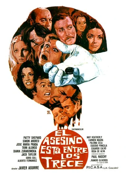 Imagen de el-asesino-esta-entre-los-trece (Cartel)